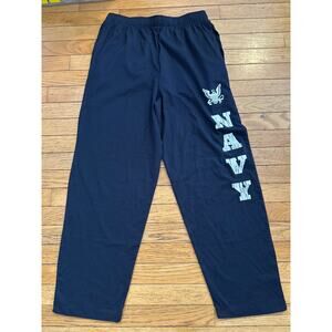 America’s Navy Sweatpants Joggers Men’s Medium Navy Blue Officially Licensed